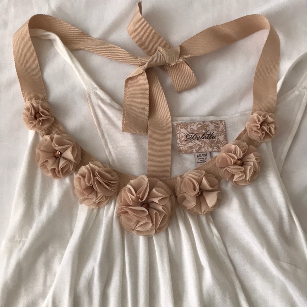 Anthropologie white blouse